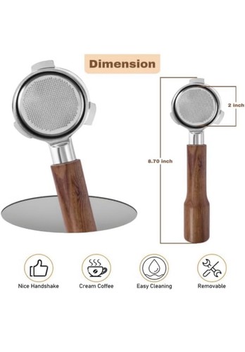 54mm bottomless portafilter - ,